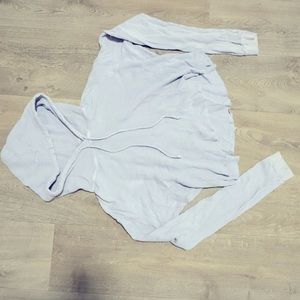 Light blue waffle hoodie